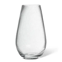 Grand vase strié - Optic