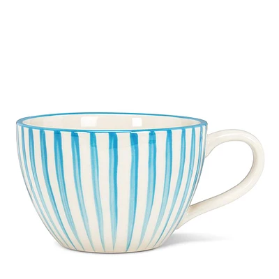 Latte mug - Blue lines