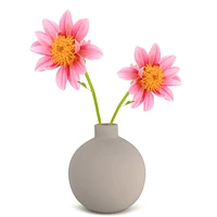 Vase rond - Gris