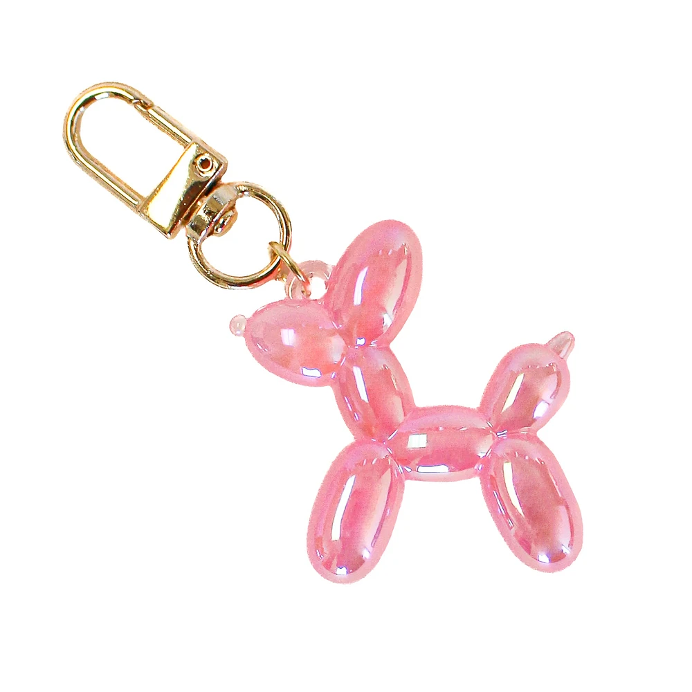 Balloon dog charm - Pink