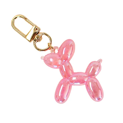 Balloon dog charm - Pink