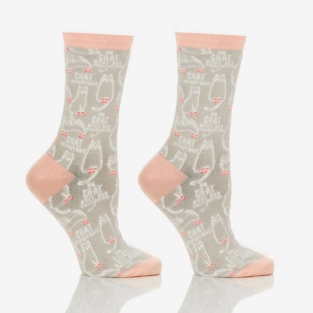 Women's stocking - Chat chaussettes