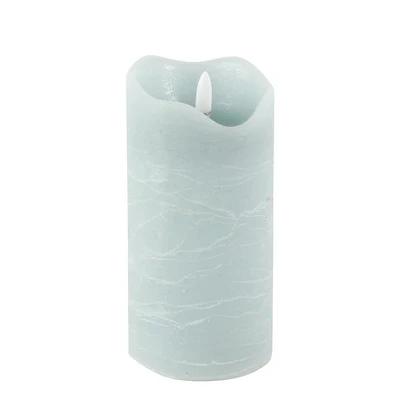 One touch false flame pillar - Blue