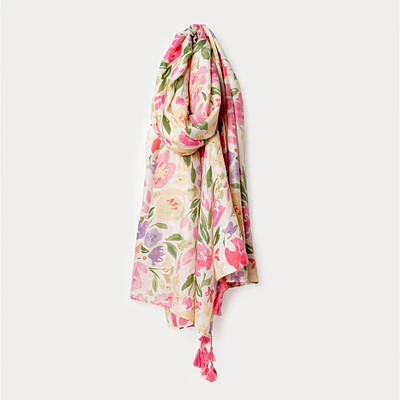 Foulard floral - Rose