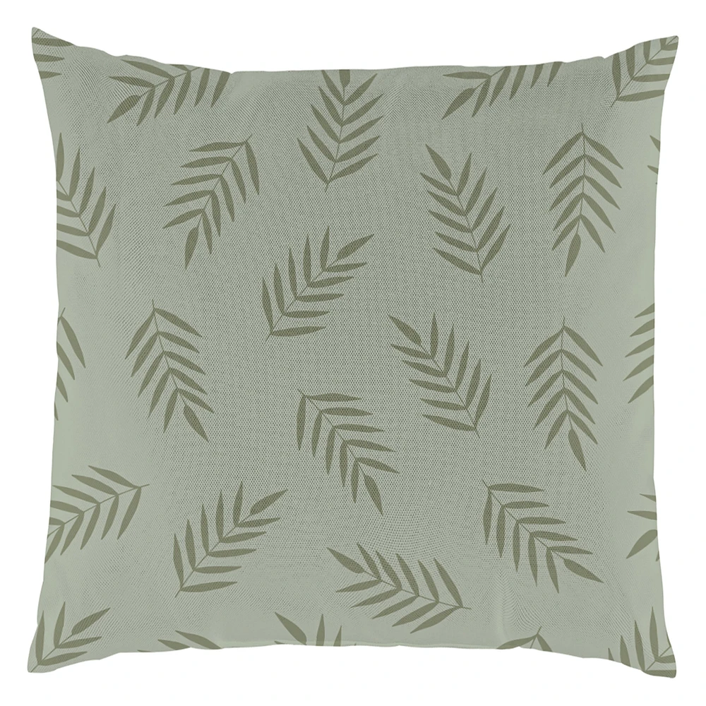 Coussin d'extérieur réversible - Monstera & fougère