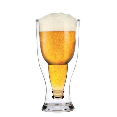 Verre à bière à double paroi - 450 ml