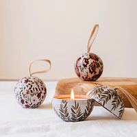 Christmas bauble candle - Wintea