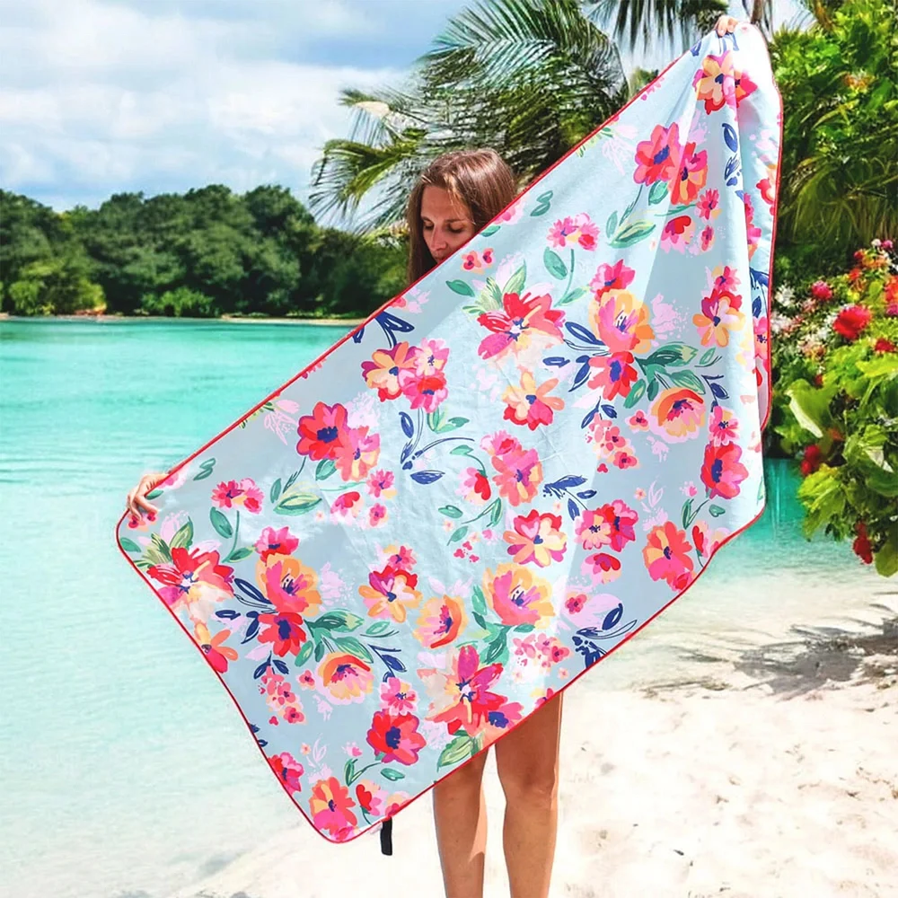 Serviette en microfibre - Fleurs de printemps