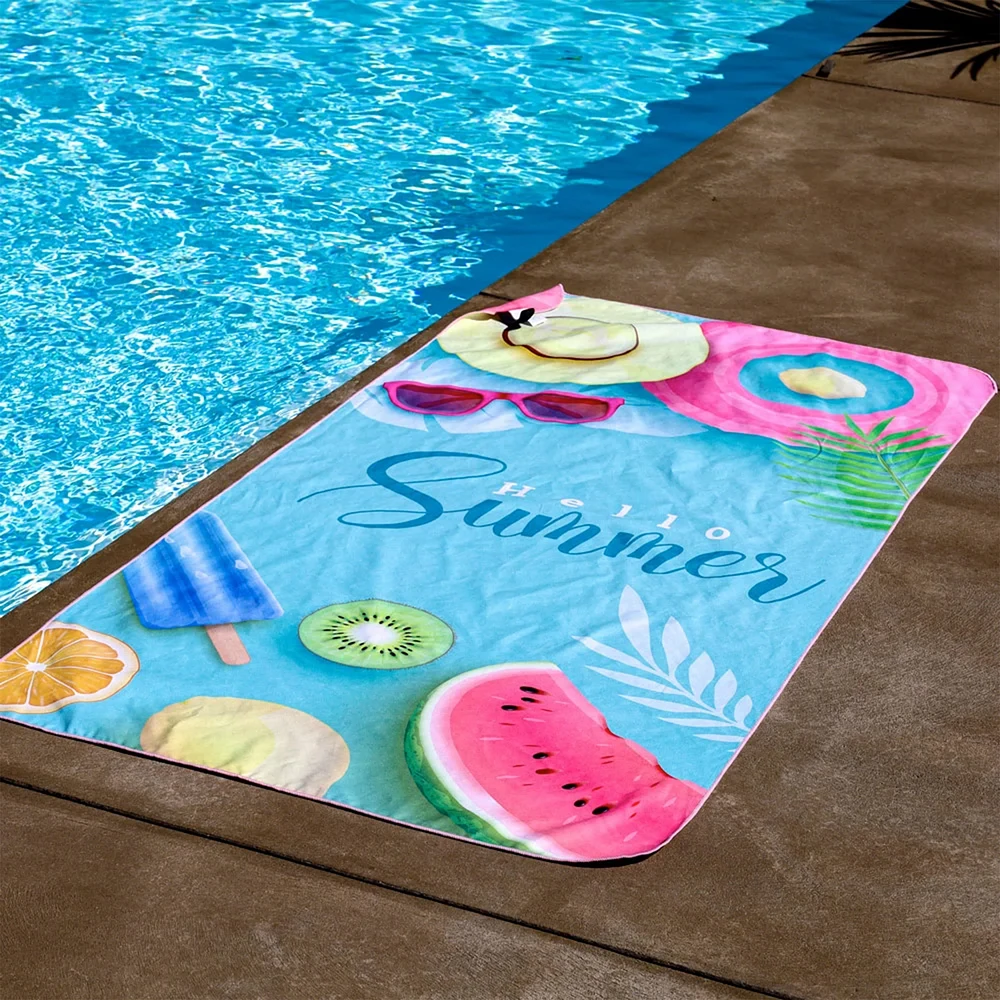 Serviette en microfibre - Hello summer