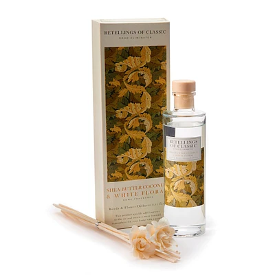 Diffuseur à roseaux - Karité, coco & fleurs blanche