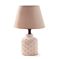 Lampe de table texturée - Beige