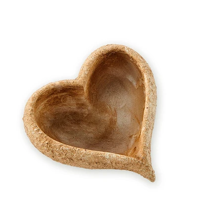Pot en coeur sable
