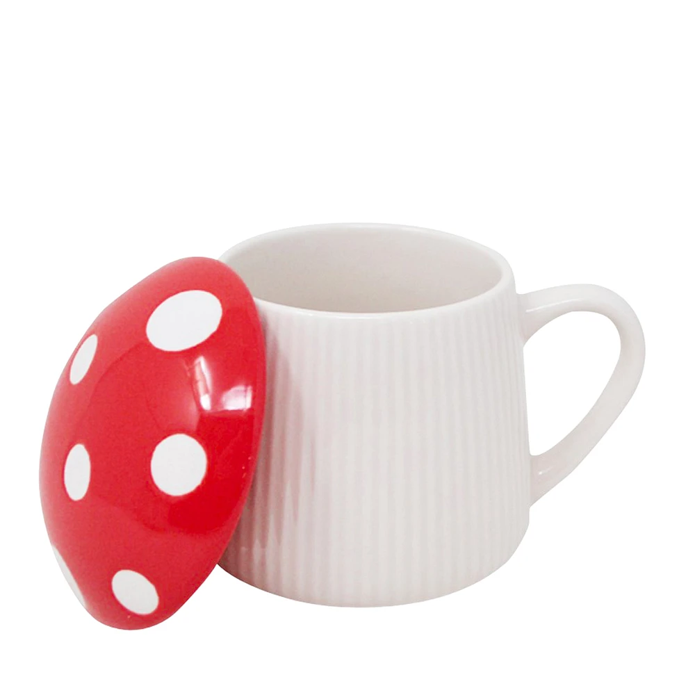 Tasse en porcelaine - Champignon rouge