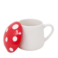 Tasse en porcelaine - Champignon rouge