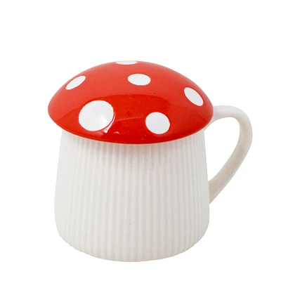 Porcelain mug - Red mushroom