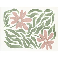 Plateau coussin - Fleurs roses