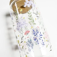 Glass with straw & lid
