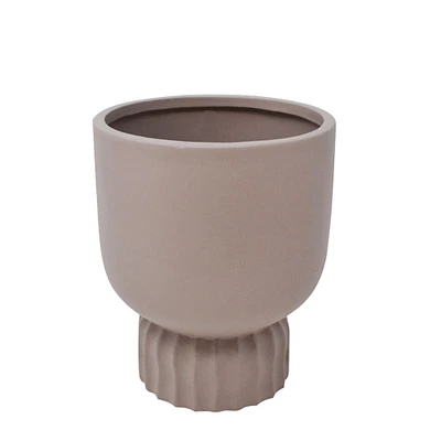 Tulip pot - Milk tea