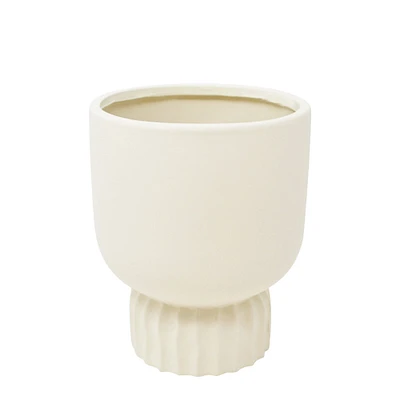 Pot tulipe - Crème