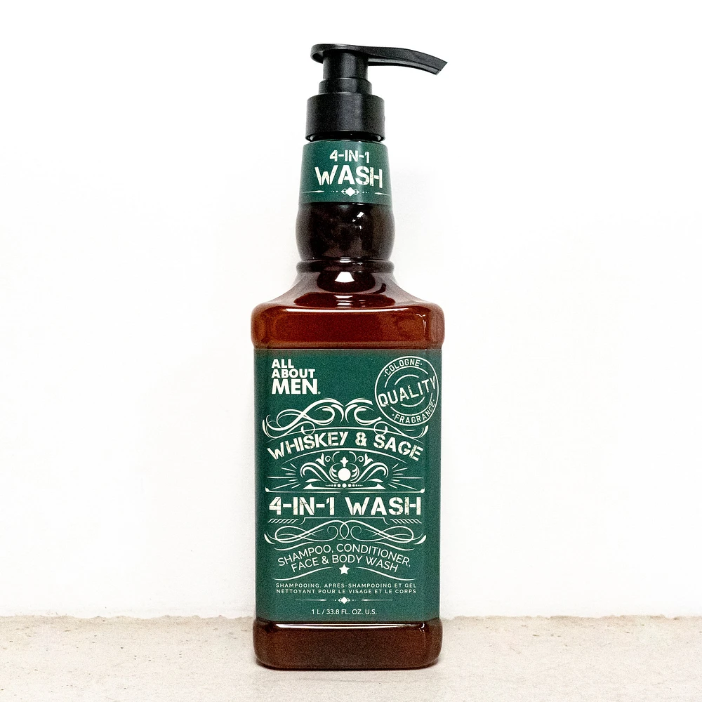 Gel douche 4 en 1 - Whisky