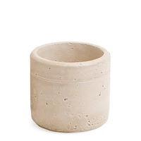 Pot style travertin - Beige