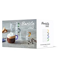 Ensemble de tasses empilables (4)