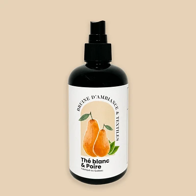 Bruine d'ambiance & textiles - Thé blanc & poire