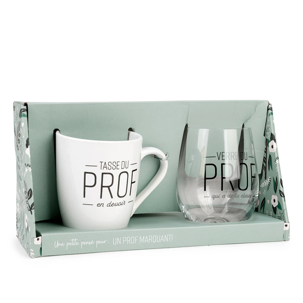 Duo verre & tasse - Prof