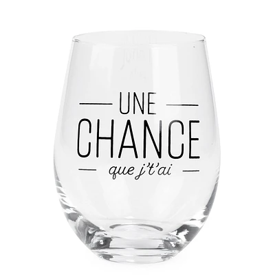 Duo verres sans pied - Une chance