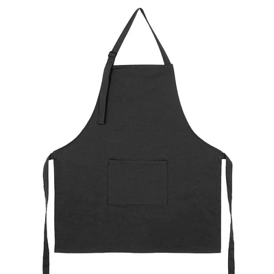 Plain apron with pocket