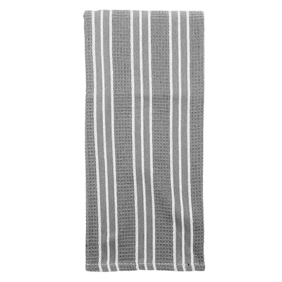 Striped dishcloths (2) - Grey