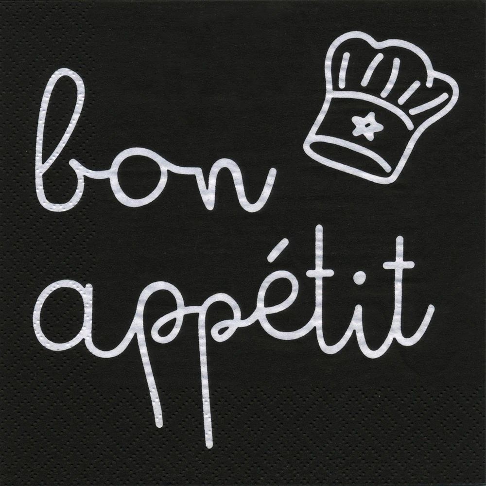 Serviettes de table - Bon appétit