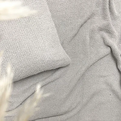 Jeté tricot deluxe - Gris