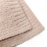 Jeté tricot deluxe - Rose blush