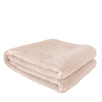 Jeté tricot deluxe - Rose blush