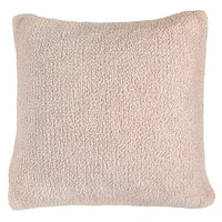 Coussin tricot deluxe - Rose blush