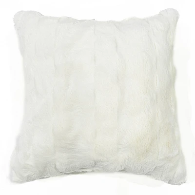 Faux fur short pile cushion