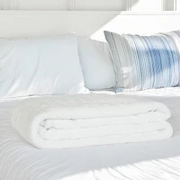 Plush throw - White