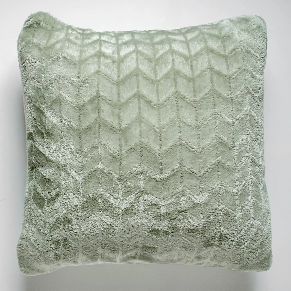 Plush cushion - Sage