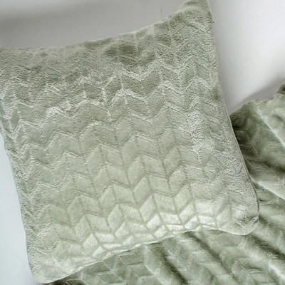 Plush cushion - Sage