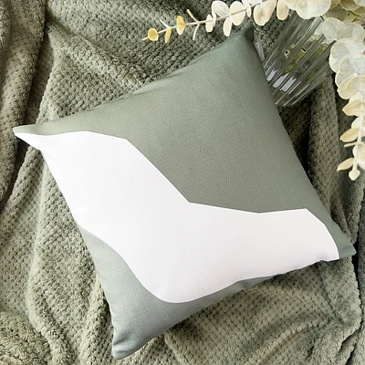 Coussin Kozy - Abstrait vert