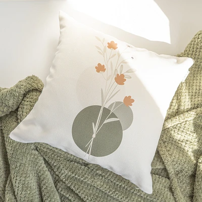 Coussin Kozy - Bouquet vert