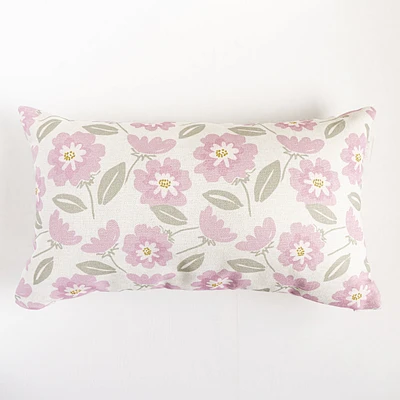 Kozy rectangle cushion - Lilac flowers