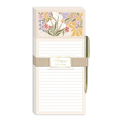 Bloc-note & crayon - Fleurs sauvages