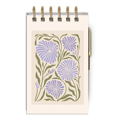 Calepin & crayon - Allium violet