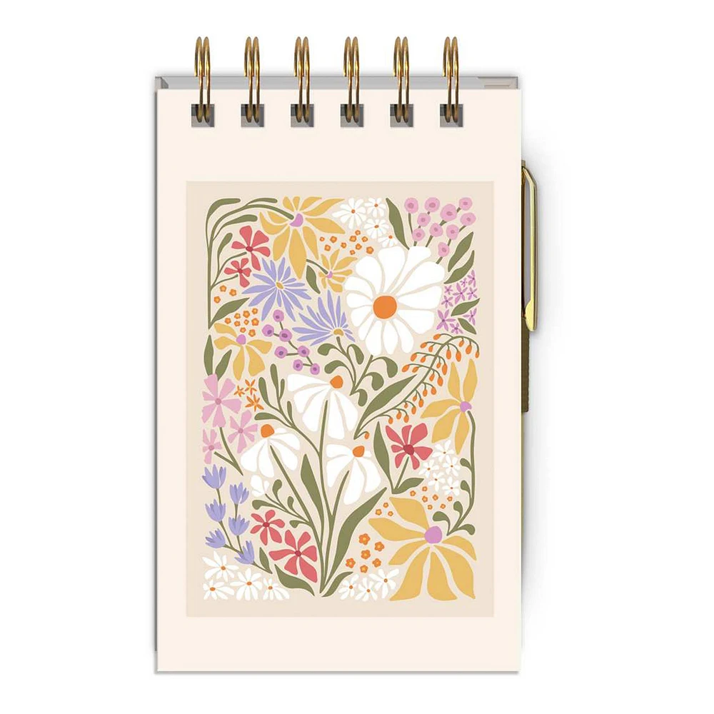 Calepin & crayon - Fleurs sauvages