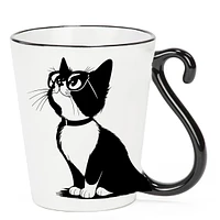 Mug - Cats tail with glasses