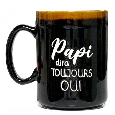 Tasse rustique noir - Papi