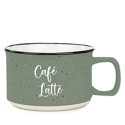 Tasse à café au lait verte - Latté