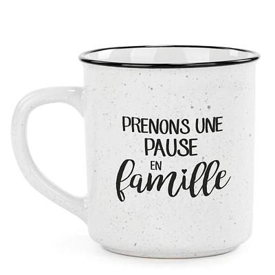 Tasse vintage - Pause en famille